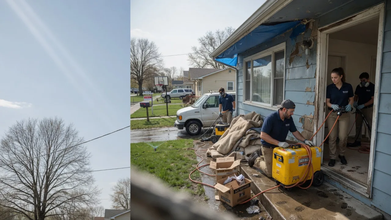 Basement Flood Cleanup in Fredericksburg, OH near me